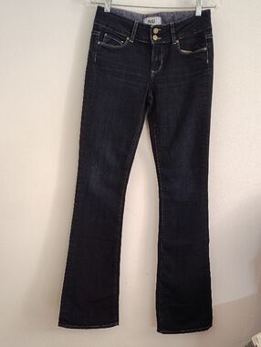 PAIGE Dark Wash Women's Bootcut Jeans - Deep Indigo